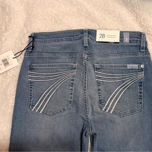 7 For All Mankind Light Denim Tailorless Dojo